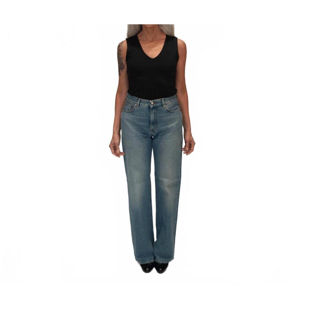 NEW HAIKURE korea jean in lagoon wash